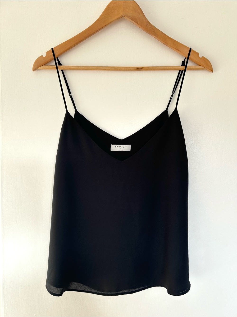 Babaton Black V-Neck Cami